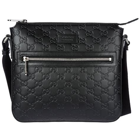 gucci crossbody leather bag|Gucci embossed crossbody bag.